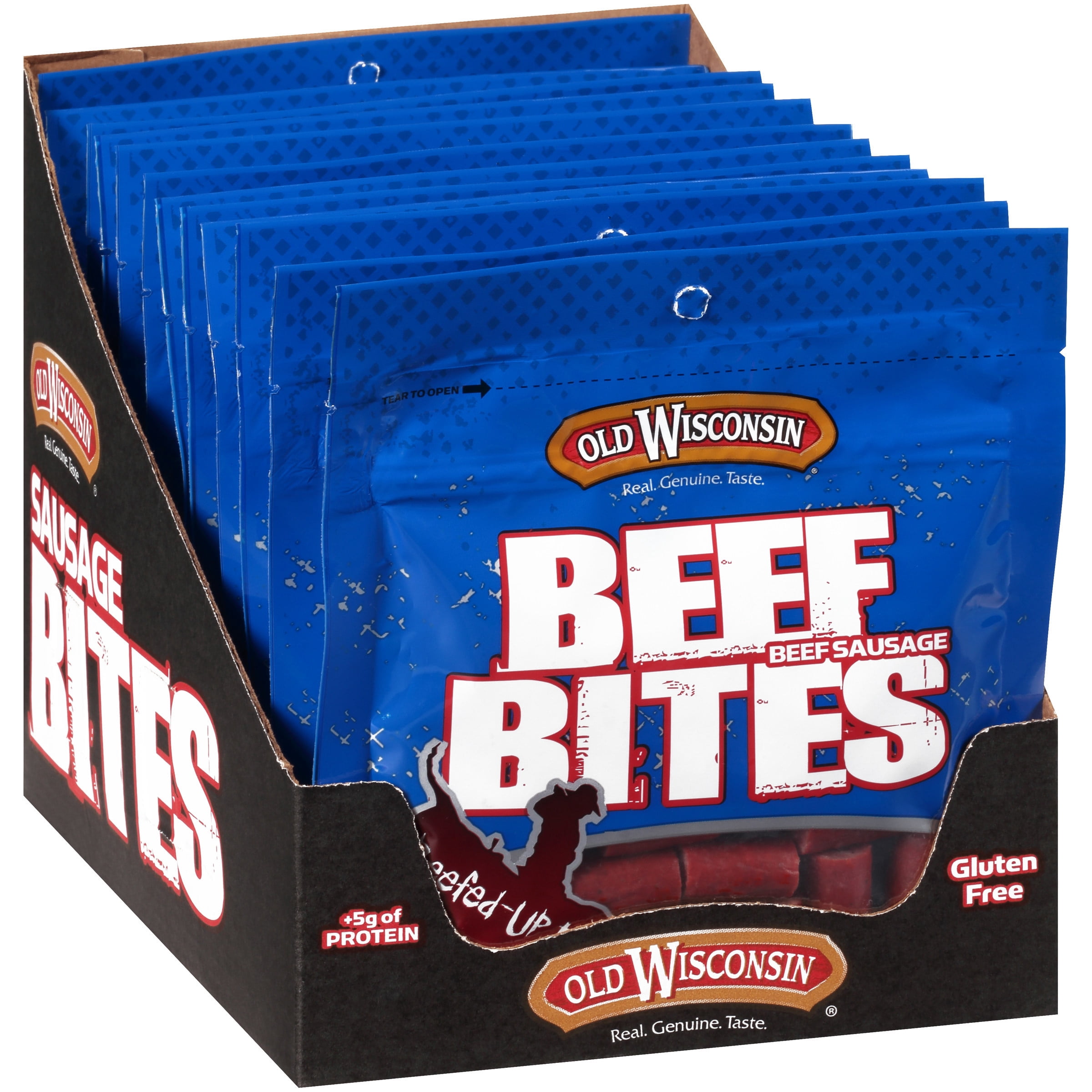 Old Wisconsin® Beef Sausage Beef Bites 3.5 oz. Pouch