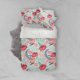 thumbnail image 2 of 3D Flores Rosa Funda de edredón Juego de ropa de cama Fundas de almohada 24, 2 of 2