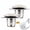Brushed Nickel, variant on Bathroom Sink Drain Stopper with Hair Catcher ,Chrome Universal 2-in-1 Pop up Brass Sink Stopper Plug Strainer ,Fits 1-1/8" to 1-1/2" Drain Holes ,2 pack