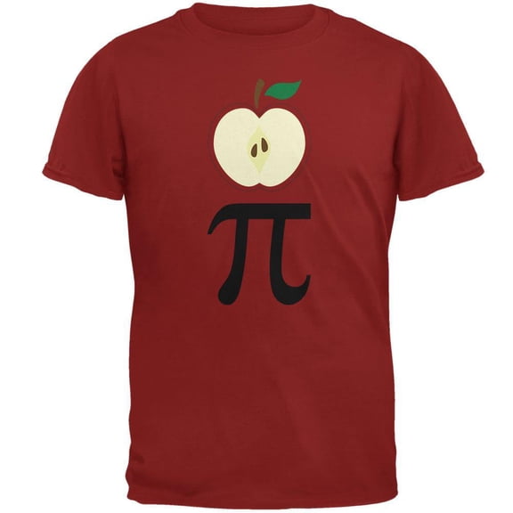 Halloween Men's Math Pi Costume Apple Day Short Sleeve Graphic Tee