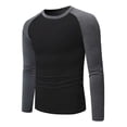 thumbnail image 2 of Playeras De Hombres Cuello Redondo Manga Larga Sudaderas Gym, 2 of 7