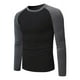 thumbnail image 2 of Playeras De Hombres Cuello Redondo Manga Larga Sudaderas Gym, 2 of 7