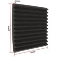 thumbnail image 2 of 48 Pcs Panneau Acoustique Insonorisé Studio Mousse pour Mur Panneau Insonorisant Planche Compensée, 2 of 5