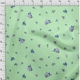 thumbnail image 3 of oneOone Polyester Lycra Fabric Leaves & Flower Floral Decor Fabric Printed BTY 56 Inch Wide, 3 of 4