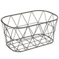 Better Homes & Gardens Small Bathroom Steel Wire Storage Basket, Bronze