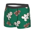 thumbnail image 2 of Disketp Gingerbread Snowman Cookies Men'S Boxer Briefs,Soft And Breathable Cotton Underwear With Comfortflex Waistband, 2 of 9