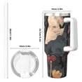 thumbnail image 4 of Picia Moonlit Crow Blossoms Pattern 40oz Ice Bully Insulated Tumbler with Handle, Double-Wall Stainless Steel Cup, Leak-Proof Lid and Straw, 4 of 8