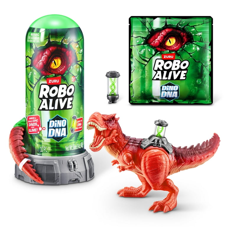 Robo Alive Dino DNA Dinosaur Robot Toy for Child , Light-Up DNA