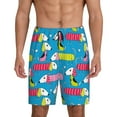 thumbnail image 1 of Fotbe Color Dachshund Dog Pantalones Cortos de Pijama para Hombre, Ropa de Dormir, Pantalones de Pijama Cortos para Hombre-XX-Large, 1 of 6