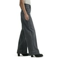 thumbnail image 5 of Lee Women's Legendary High Rise Trouser Jean Denim Pants Grey Blurred Darks New, 5 of 5