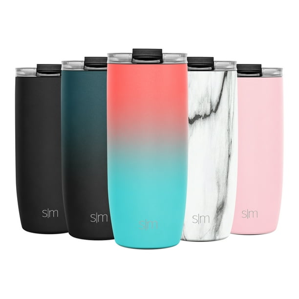 Simple Modern 20oz Voyager Travel Mug Tumbler w/ Clear Flip Lid & Straw