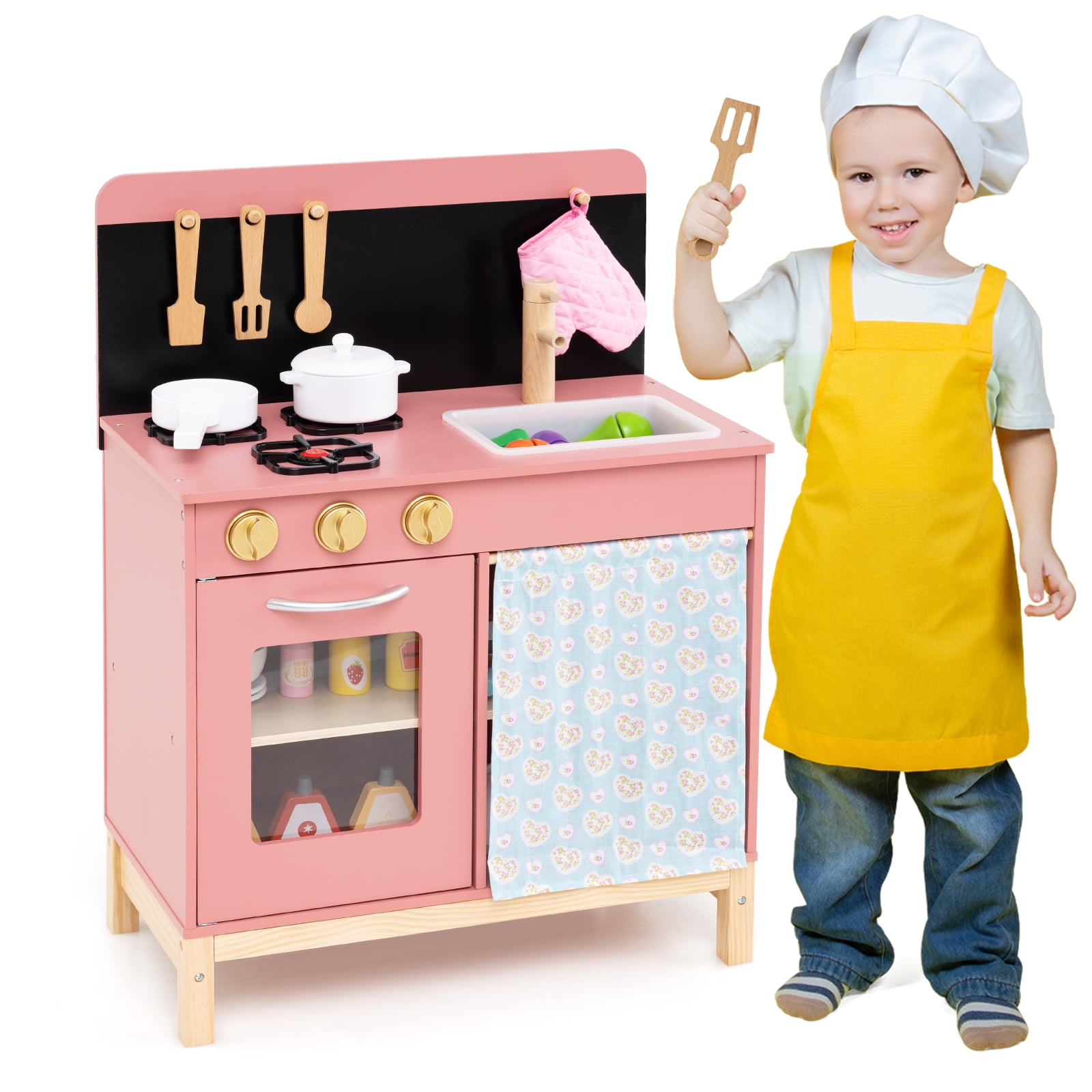 OOOK Kids Play Kitchen Set: Child-Friendly Appliance Playset for