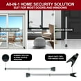 Hanonwoven Upgraded Door Security Bar & Sliding Patio Door Security Bar