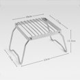 thumbnail image 4 of Termos para agua Escalada Estufa plegable para mochileros de acero inoxidable para acampar, rejilla para parrilla para barbacoa, 4 of 5