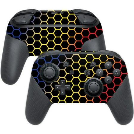 MightySkins NISWPCOI-Primary Honeycomb Skin for Nintendo Switch Pro Controller - Primary Honeycomb