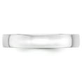 thumbnail image 2 of 14K White Gold Ring Band Wedding Comfort 4mm LTW Fit Size 7, 2 of 3