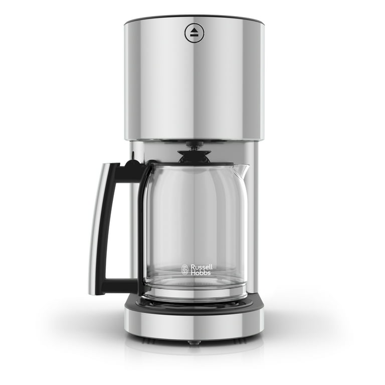  Russell Hobbs Glass Series 8-Cup Coffeemaker, Silver &  Stainless Steel, CM8100GYR : Home & Kitchen
