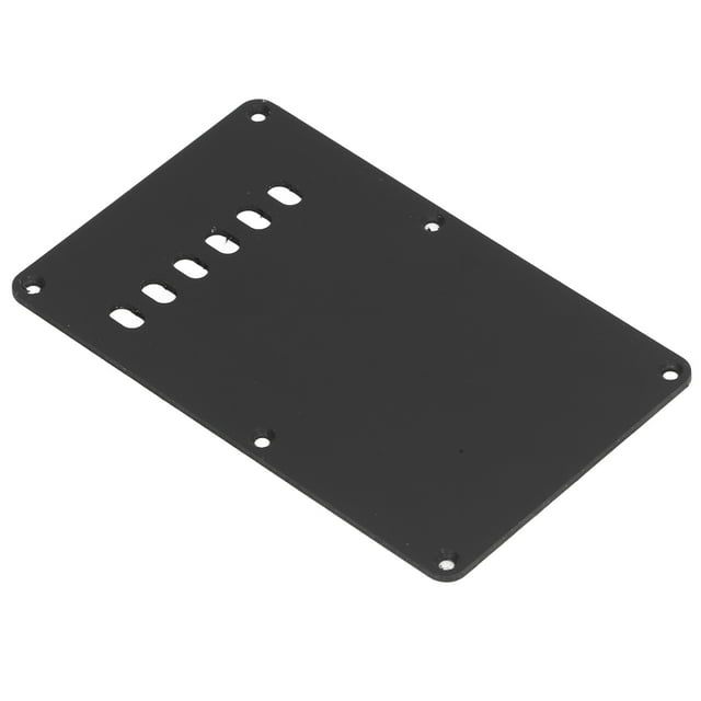 Backplate 2Pcs Electric Guitar Back Cover Plate 6 Holes Robust Exquisite Looking Guitar Pickguard Backplate