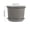Black, variant on Plastic Flower Pot with Tray, Indoor Outdoor Planter with Drainage Holes and Saucer, Thickened Decorative Plant Pot for Garden, Patio, Balcony and Home Decor