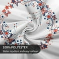 thumbnail image 4 of USA Flag Tablecloth Round American Stars Butterflies Circle Table Cloth 60 Inch 4th of July Memorial Day Patriotic Heat Resistant Reusable Table Cover for Holiday Kitchen Dinning Party Decor, 4 of 6