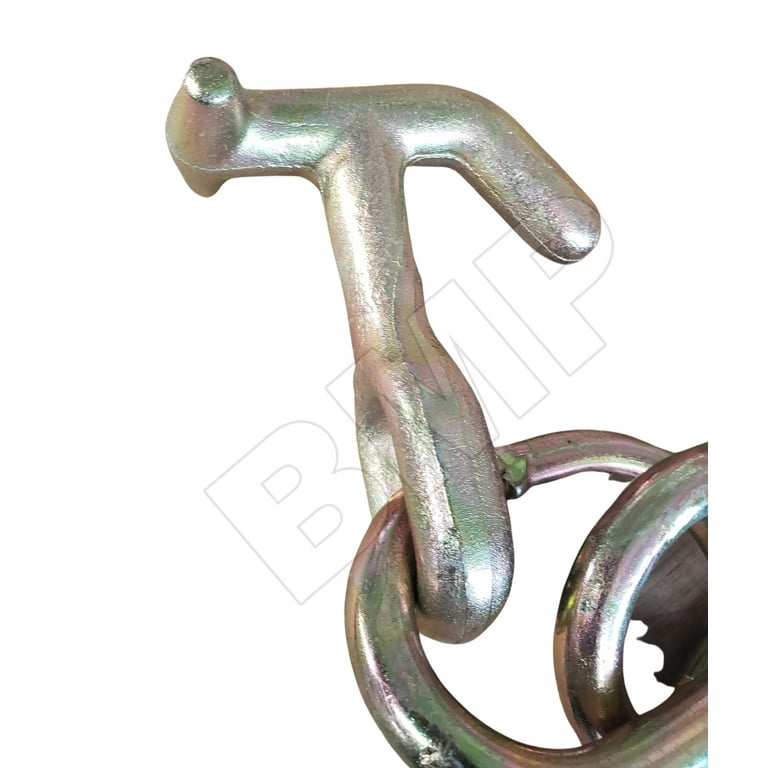 Tow chain with j hook short shank grab hook 5/16” 10ft g70 tow tractor car  0900136 
