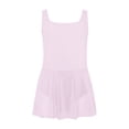 thumbnail image 3 of Haitryli Kids Girls Sleeveless Ballet Dance Dress Gymnastic Leotards Wrap Skirt Performance Clothes Pink 13-14, 3 of 5