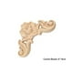 thumbnail image 2 of Matsuzay Calcomanía de molduras talladas en de flores, apliques de esquina de estilo europeo, marco decorativo, puerta, muebles, tallado Decoración del hogar 8*8cm, 2 of 6