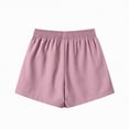 thumbnail image 7 of TOWED22 Girls Boys Athletic Shorts with Pockets High Waisted Running Shorts Soccer Gym Sports Active Short for Kids(Pink,5-6 Y), 7 of 7