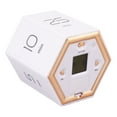 thumbnail image 1 of Temporizador Hex Flip Ticfox con función de alarma silenciosa y pantalla LCD blanco, 1 of 14