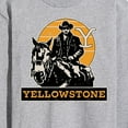 thumbnail image 3 of Yellowstone - Rip Rideing Horseback - Men's Long Sleeve T-Shirt, 3 of 6