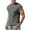Dark Gray, variant on fatyb Men's Summer Tank Tops Casual Cap Sleeve Crewneck Muscle Tees Shirts Workout Athletic T-Shirts