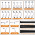 thumbnail image 3 of Kit de mangueras para aire acondicionado SANTANTOOOL de 26 piezas, mangueras de 2 m, 3 of 9