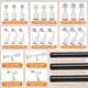 thumbnail image 3 of Kit de mangueras para aire acondicionado SANTANTOOOL de 26 piezas, mangueras de 2 m, 3 of 9