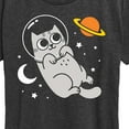 thumbnail image 3 of Instant Message - Astronaut Cat - Women's Short Sleeve Graphic T-Shirt, 3 of 6