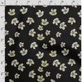 thumbnail image 3 of Soimoi Floral Print, Velvet Fabric, Decor Sewing Fabric by The Yard 54 Inch Wide,Decorative Fabric for Upholstery and Home Accents, Light Yellow, 3 of 5