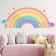 thumbnail image 2 of Un conjunto de pegatinas de pared, decoración de pared de estrellas y pájaros arcoíris para l., 2 of 5
