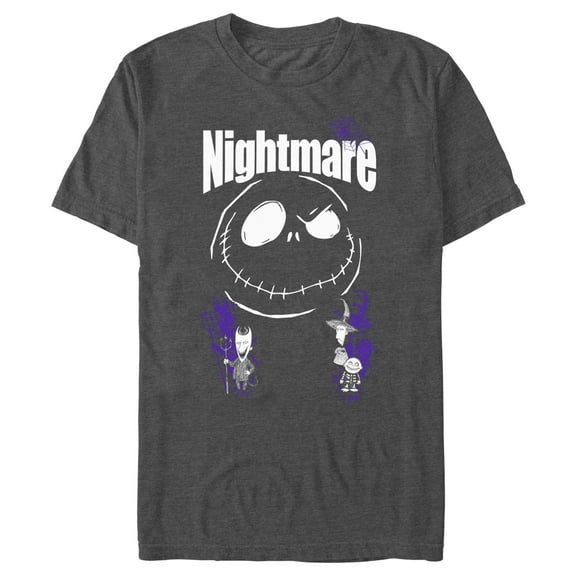 Men's The Nightmare Before Christmas Jack and Boogie's Boys Bold Print Graphic T-Shirt