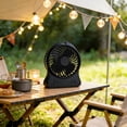 thumbnail image 2 of ICQOVD Portable Fan Usb Fast Charging Mini Fan High Airflow for Student Dorm Portable Fan for Travel Outdoor Use, 2 of 6