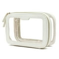 thumbnail image 5 of Joernso Transparent Cosmetic Bag Zipper Closure Waterproof Visible Portable Square Shape Large Capacity Outdoor Business Trip Makeup Bag Toiletry Pouch Makeup Organizer, 5 of 8