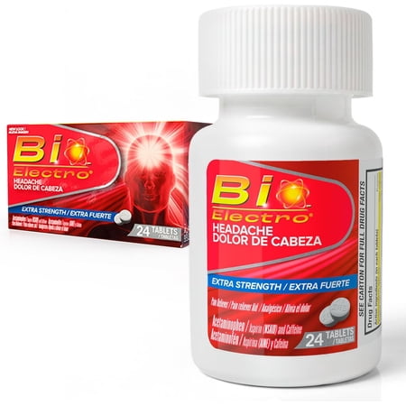 Bioelectro Night Extra Strength Pain Reliever, Over-the-Counter Medicine, 24 Count