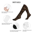 thumbnail image 5 of Lsque Bookshelves Pattern Sport Compression Socks for Men & Women 15-20 mmHg Knee High Nurse Pregnant Running Medical and Travel Athletic, 5 of 6
