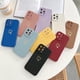 thumbnail image 4 of Funda de teléfono Ottwn de silicona de Color caramelo para iPhone 14 Pro Max 11 12 13 Pro X XR XS Max 7 8 Plus, funda suave con marco de corazón de amor bonito, 4 of 4