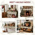 thumbnail image 6 of Christmas Mantle Scarf 60x17 Inch, Country Floral Fireplace Christmas Decorations Cover Runner, Chic Colorful Botanical Flowers Leaves Christmas Mantel Decorations Xmas Holiday Mantel Scarves, 6 of 8