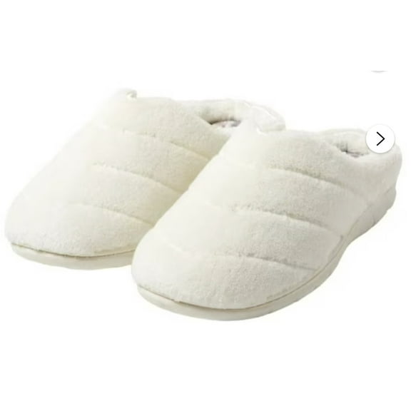 Dearfoams Women's Slipper with Memory Foam Insole | Cream X-Large