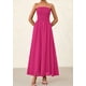 thumbnail image 5 of Vestido de invitada de boda PRETTYGARDEN Tube Top Maxi Rose Red, 5 of 9