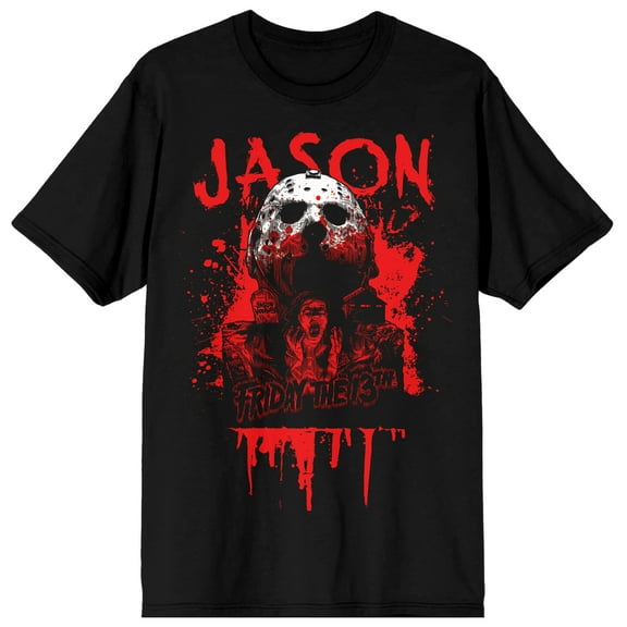 Friday the 13th Jason Voorhees Men's Black Graphic T-shirt - M