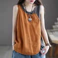 thumbnail image 2 of SHenli Womens Cap Sleeve Tops Beaded Spaghetti Strap Business Casual Outfit Shirts Ribbed Sleeveless Summer Tees, 2 of 4
