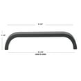 thumbnail image 4 of GlideRite 5-1/16 in. (128mm) Center-Center Curved Cabinet Bar Pull, Matte Black - 4843-128-MB, 10 Pack, 4 of 4