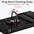 thumbnail image 4 of Estuche GANGXUN para Google Pixel 7, soporte giratorio 360°, estilo mecánico y magnético, 4 of 5