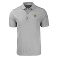 thumbnail image 2 of Men's Cutter & Buck  Heather Gray San Jose State Spartans Big & Tall Forge Eco Heather Stripe Stretch Recycled Polo, 2 of 3